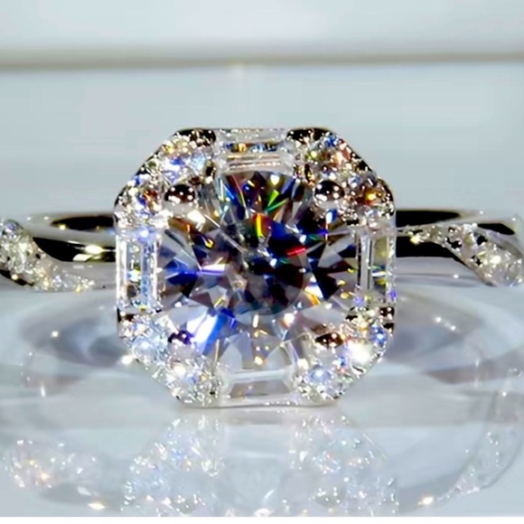 Rings are listed right now for $28 Sterling silver plated semi precious stones - Picture 14 of 16